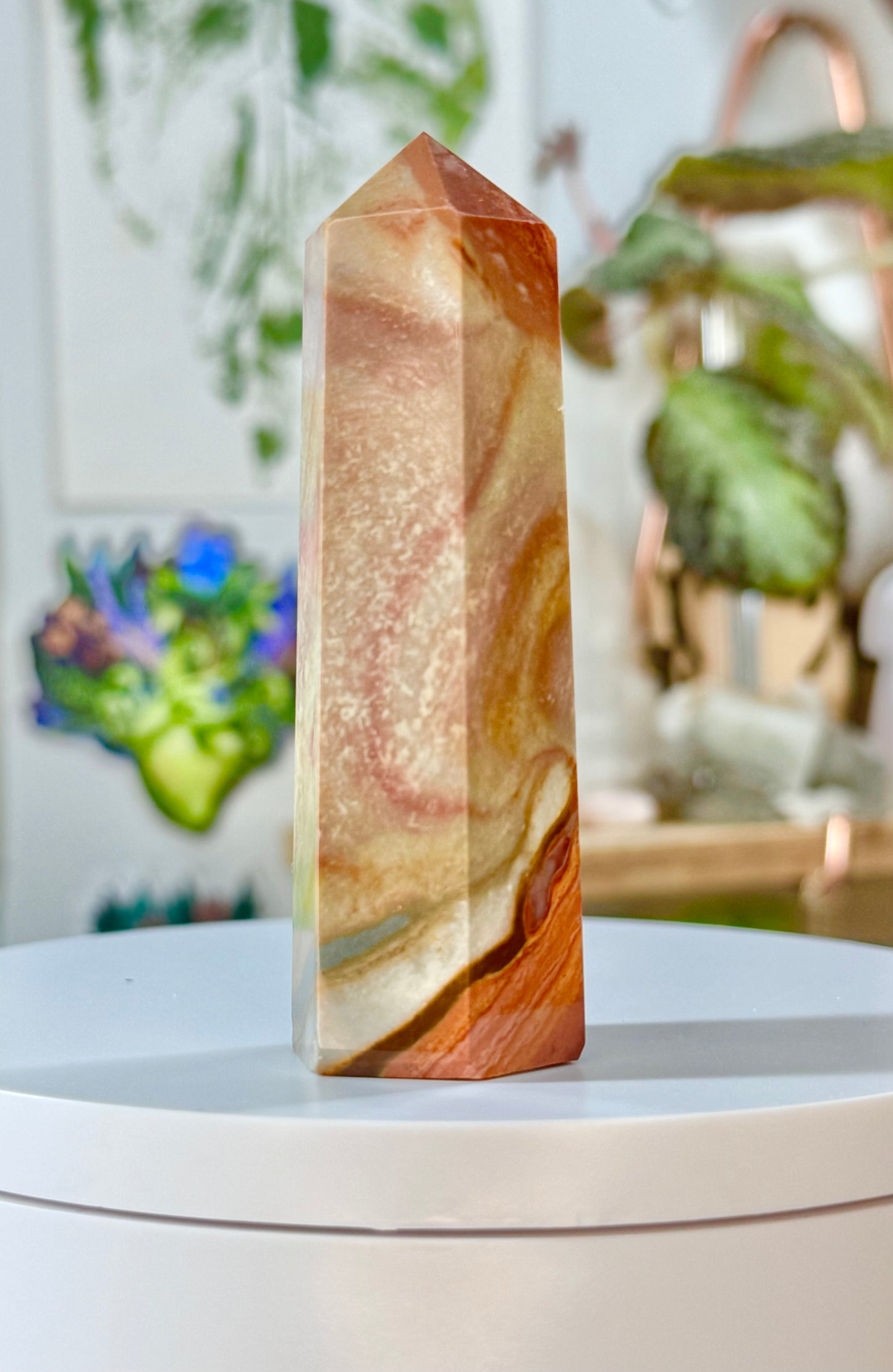 Polychrome Jasper Tower Point