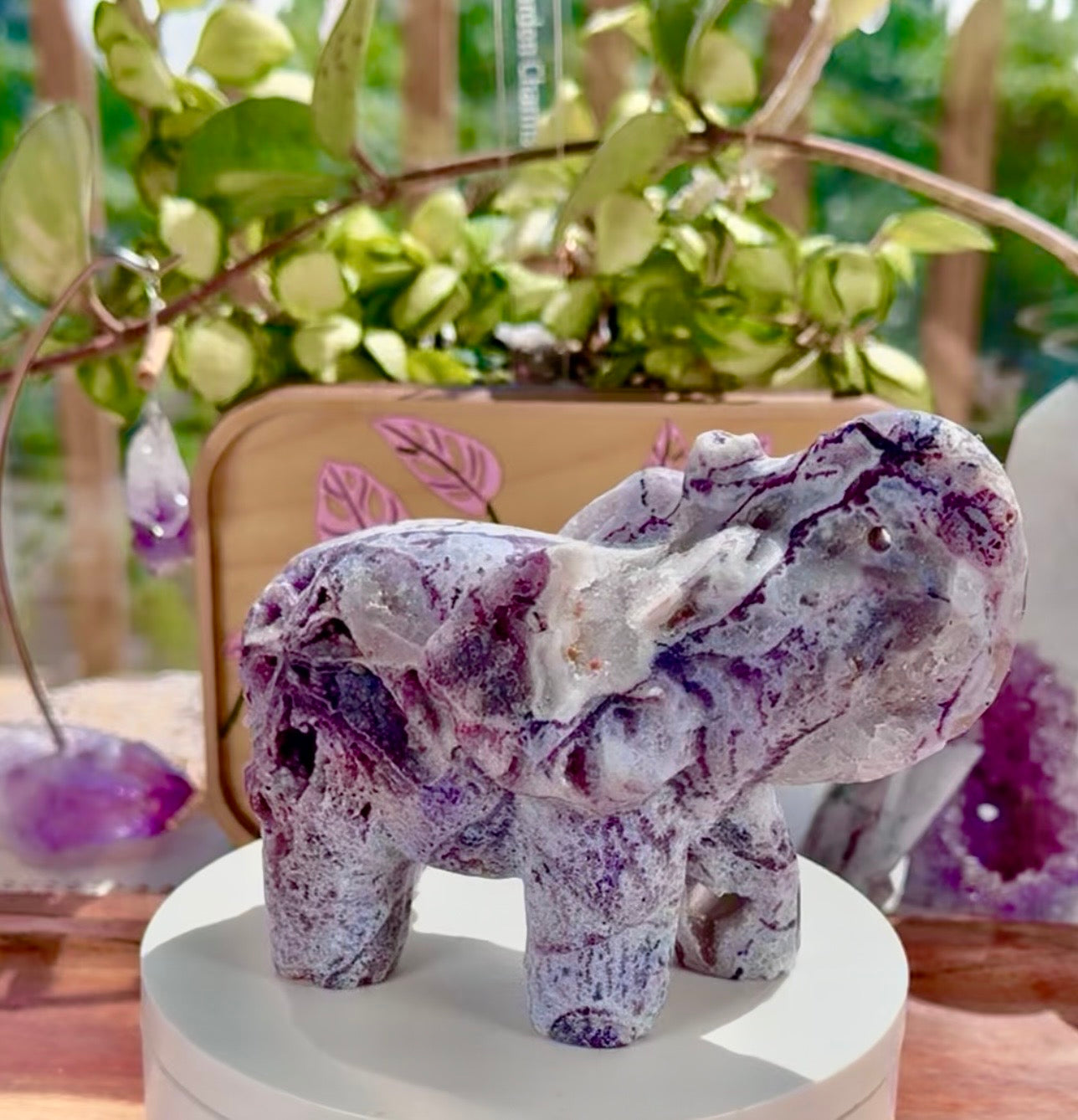 Tiffany Stone in Druzy Quartz • Spor Mountain, Utah