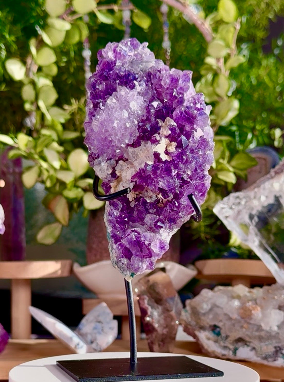 Amethyst with Calcite • Brazil