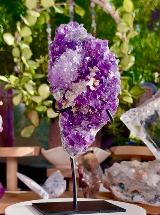 Amethyst with Calcite • Brazil