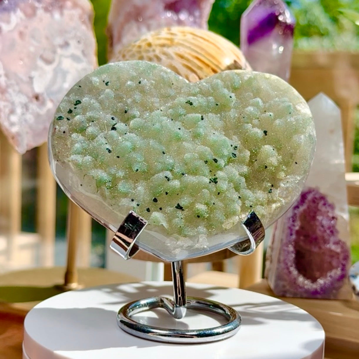 Chalcedony • Rainbow Amethyst • Goethite • Brazil