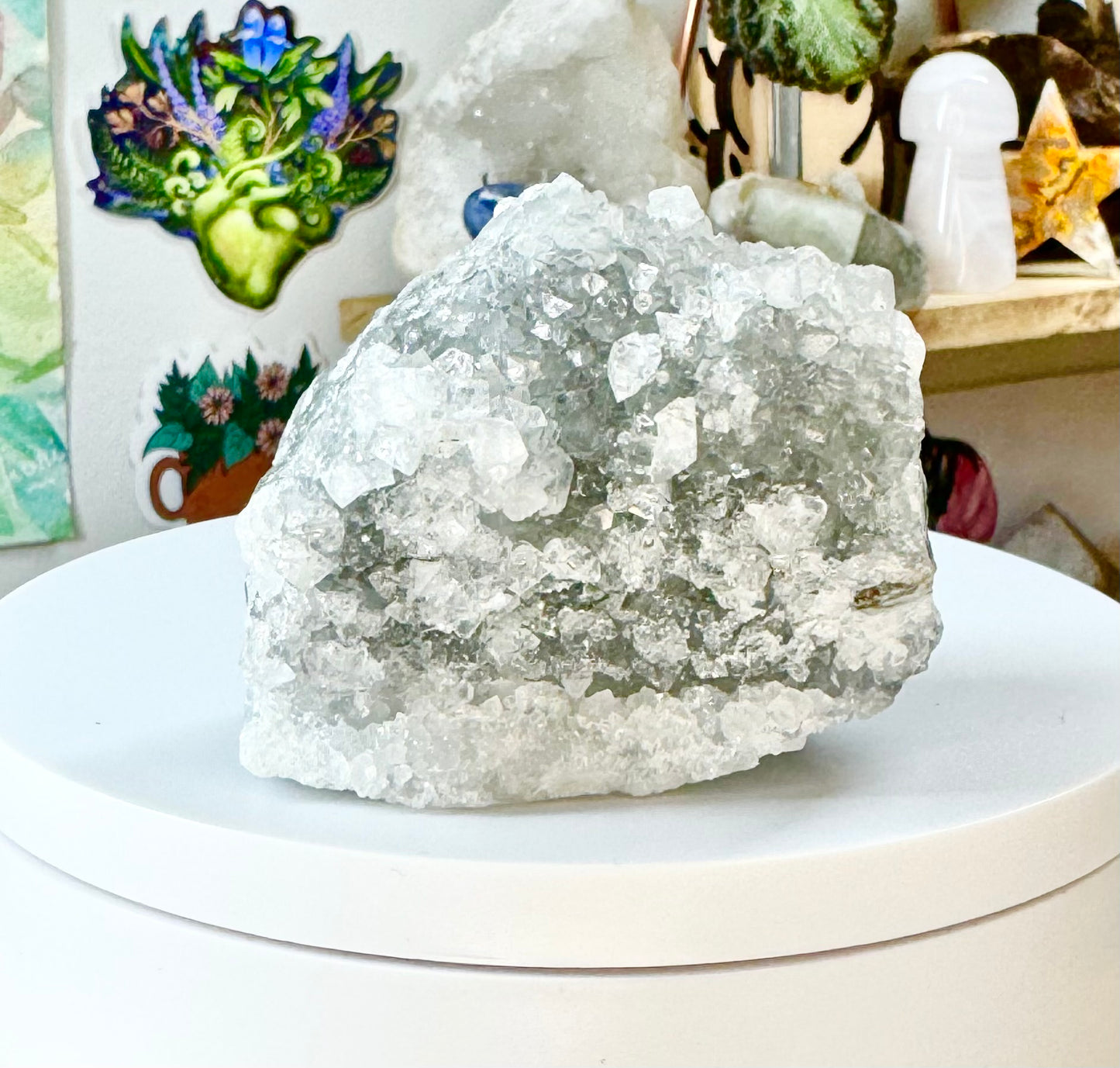 Calcite Druzy Freeform Cluster