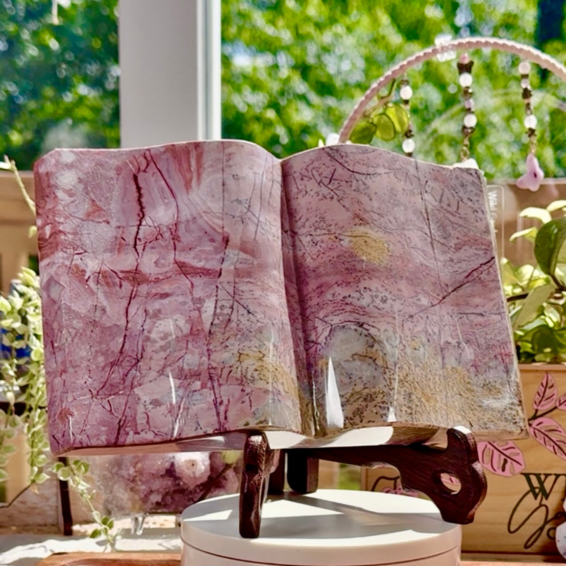 Picture Jasper Book Carving • Oregon