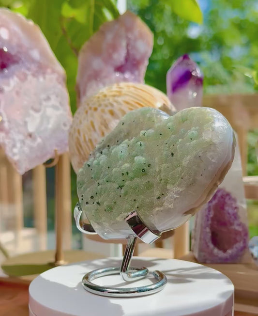 Chalcedony • Rainbow Amethyst • Goethite • Brazil